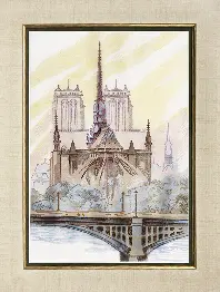 BT-088 Counted cross stitch kit Crystal Art "Paris. Notre-Dame de Paris"