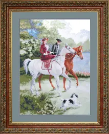 Cross-stitch kit М-32 "A ride"