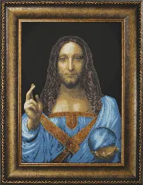 Cross-stitch kit M-327 By Leonardo da Vinci "Salvator Mundi"