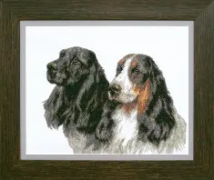 BT-041 Counted cross stitch kit Crystal Art "Faithful friends"