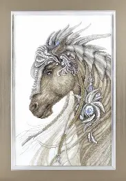 Cross-stitch kit M-291 "Fantastic horse"
