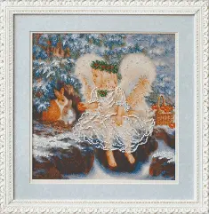 Beadwork kit B-556 "Angel in winter" 