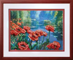 Beadwork kit B-570 "Poppies at the bank" 