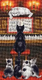 Cross-stitch kit М-353 "Music lesson"