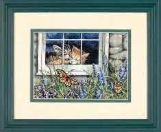 65051 Counted cross stitch kit DIMENSIONS "Feline Love"