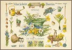 PN-0007964 Counted cross stitch kit LanArte "Spring in the garden"