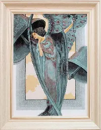 Cross-stitch kit №514 "Night ring"