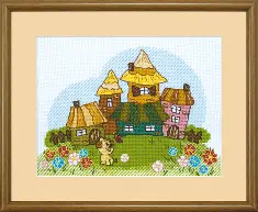 BT-004 Counted cross stitch kit Crystal Art "Spring walk"