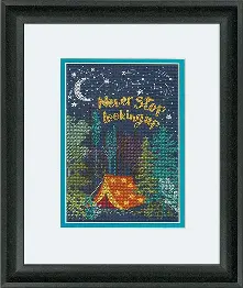 70-65224 Cross stitch kit "Nighttime Camping Adventure" DIMENSIONS