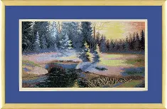 Cross-stitch kit №529 "Winter nature"