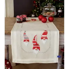 PN-0155966 Vervaco Runner "Christmas gnomes"