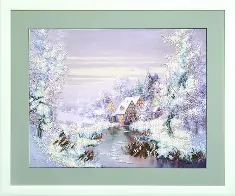 Beadwork kit B-660 "Winter mill"