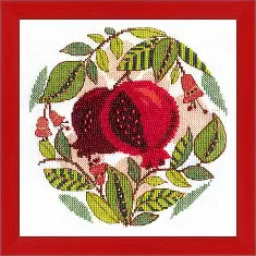 BT-1022 Mixed technique stitch kit Crystal Art "Yields of abundance"