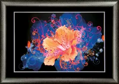 Rhinestone decoration kit KC-102 "Hibiscus" 