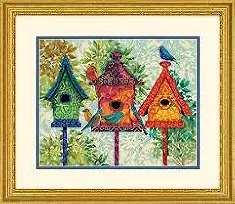 71-20088 Cushion kit DIMENSIONS "Colorful Birdhouses"