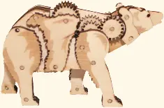 F-068 Designer kit "Mechanical bear"