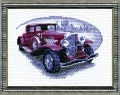 Cross-stitch kit №346 "Retro auto"