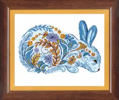 BT-163 Counted cross stitch kit Crystal Art "Colors in winter"