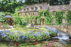 Cross-stitch kit M-450 Counted cross stitch kit "Mirror water"