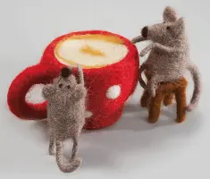 Felting kit V-139 “Latte for two” 