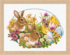 PN-0149534 Vervaco "Rabbits and chicks"