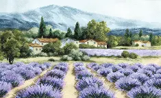 Cross-stitch kit М-416 "Mountain lavender"