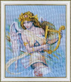 Cross-stitch kit №271 By K. Bang "Muse-angel-musician"