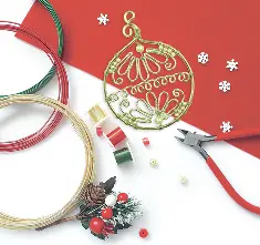 Christmas tree toy creativity kit Т-45 Set of pictures "Kaleidoscope of toys"