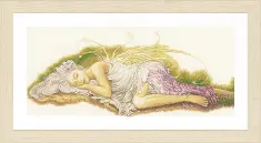PN-0150006 Counted cross stitch kit LanArte "Sleeping Angel"