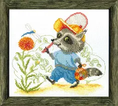 BT-021 Counted cross stitch kit Crystal Art "Summer holidays"