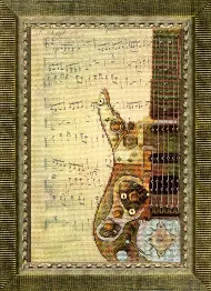 Partial embroidery kit RK-084 "Sounds of techno"