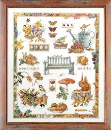 PN-0007961 Counted cross stitch kit LanArte "M.B.Collage"
