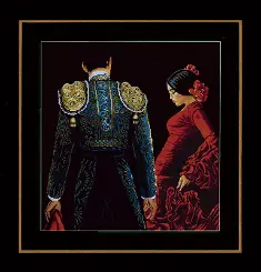 PN-0150003 Counted cross stitch kit LanArte "Dancing in Passion"
