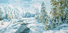 Cross-stitch kit М-366 " Winter frost"
