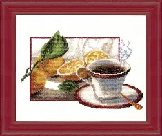 Cross-stitch kit №285 "A cup of coffe"