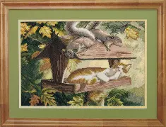 Cross-stitch kit №500 "Out of it"