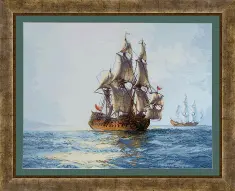 Cross-stitch kit М-138 By M. Dawson “Grand Charles in sunlit waters” 