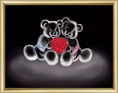 Rhinestone decoration kit KC-066 "Together forever" 