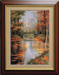 Cross-stitch kit №562 "Gold autumn"