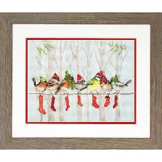 70-08970 Counted cross stitch kit DIMENSIONS "Winter Gathering"