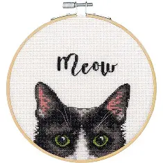 72-75983 Cross stitch kit “Meow • Meow” DIMENSIONS