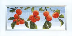 BT-103 Counted cross stitch kit Crystal Art "Ripe clementinas"