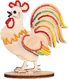 F-044 New Year's decoration kit "Cockerel"