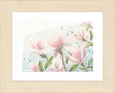 PN-0149997 Counted cross stitch kit LanArte "Magnolias"