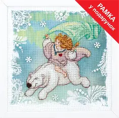 Cross-stitch kit M-333 By Ksenia Fedorova Set of pictures "Disobedient angel. Polar light"