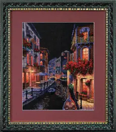 Mixed technique stitch kit M-159 "Venetian night"