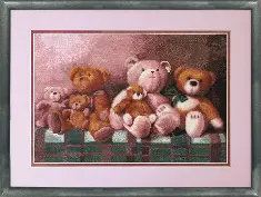 Cross-stitch kit №526 "Lovely toy"