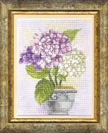 Cross-stitch kit M-262 "Hydrangea"