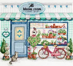 M-461 Counted cross stitch kit "Flower heaven"