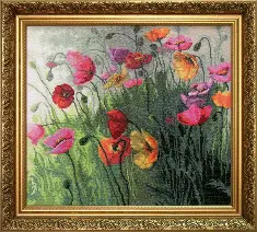 Cross-stitch kit №418 "Poppy field"